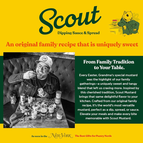 8 oz Scout Original Dipping Sauce & Spread Great-Tasting, Versatile Sauce Crafted with Premium Ingredients Perfect