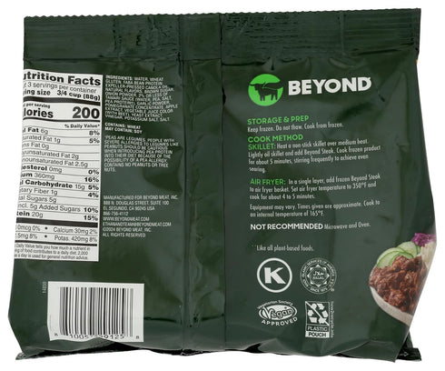 10 Beyond Steak Plant-Based Seared Tips, Korean BBQ-Style, Ounce