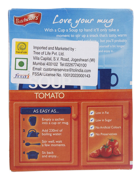 Batchelors 4 93 (Pack 9) Cup a Soup Tomato Sachets g