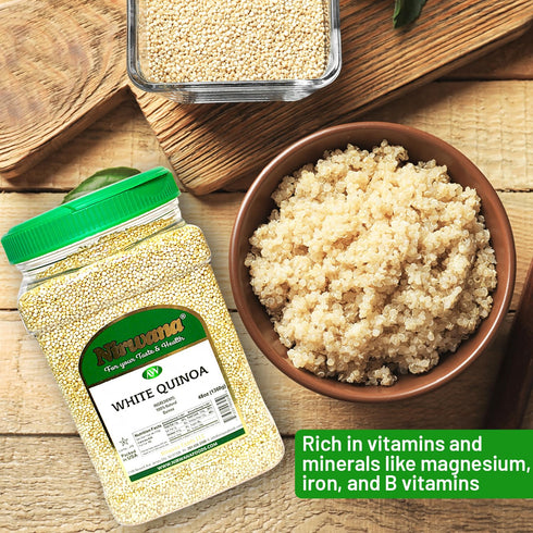48 oz Quinoa Protein-Rich Superfood | Perfect for Salads, Soups, Rice Pilafs, and More | Ideal Pantry Staple