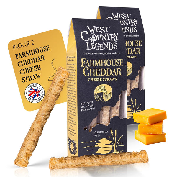 West Country Legends Cheese Straws 100g Traditional Cheddar Cheese Straws Cheddar Southern Style Snack Oven