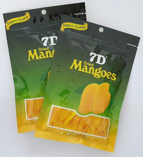 Naturally Delicious 7D Tree Ripened Dried Mango, 2 Pack