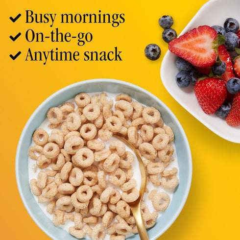 28 oz Cheerios, Heart Healthy Gluten Free Breakfast Cereal, Resealable Bag