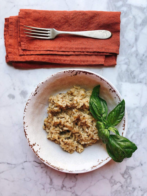 Tiberino 7 oz, 100% 1 's Real Italian Meals - Risotto with Porcini Mushroom, Imported from Italy, Natural, No GMO's