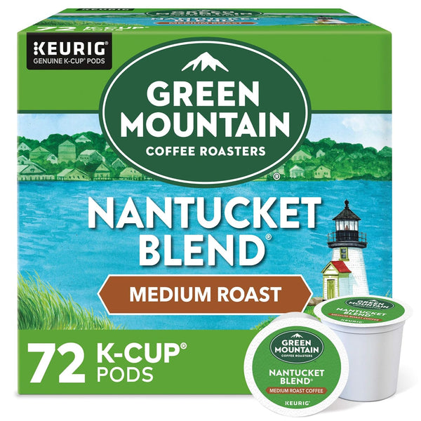 Green Mountain Coffee Roasters Nantucket Blend, Single-Serve Keurig K-Cup Pods, Medium Roast