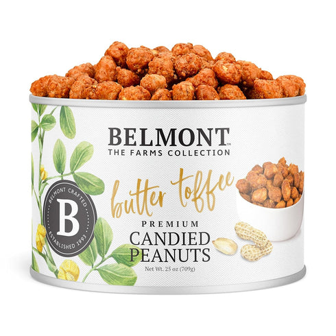 Belmont Peanuts Gourmet Butter Toffee Candied Peanuts, 25 oz (1 Pack) Only