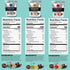 3 Pack, 3 oz, Good Source Snacks Dark Chocolate Bites & Ancient Grains, Sample Variety Cranberry Hemp, Blueberry
