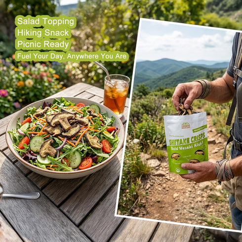 Robust Shiitake Mushroom Snack Chips