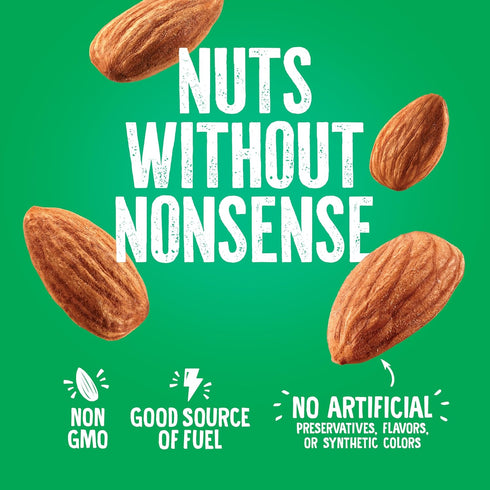 7ct (1-Pack), 100-Calorie Packs, Emerald Nuts Whole Almonds Individual Kosher Certified, Non-GMO, Contains No