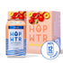 12 Pack, 12 oz HOP WTR Sparkling Hop Water, Peach Sugar Free, Low Carb Non Alcoholic Drinks, NA Beer, Adaptogen Drink