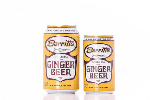 7.5 oz 24 Pack, Barritt's Ginger Beer Original Ginger Beer, Non-Alcoholic Soda Cocktail Mixer, fl Cans, Mini, Gluten