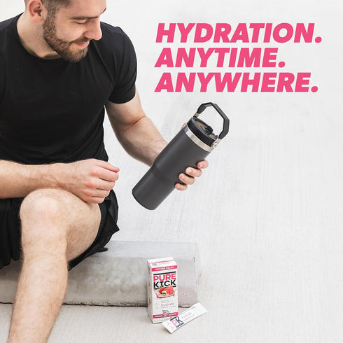 Pack, 6 Packets, 1 12 Pure Kick Hydration Pitcher Strawberry Watermelon, Includes Box, Makes Quarts Total