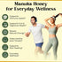 15+ 515+ (250g 8.8oz) Immune Center of Paradise Raw Manuka Honey Certified UMF | MGO / Glass Jar - Pure & Natural New