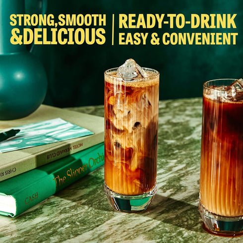 100% 32 oz, 3 pack Wandering Bear Straight Black Organic Cold Brew Coffee - Extra Strong, Bold, Smooth, Unsweetened