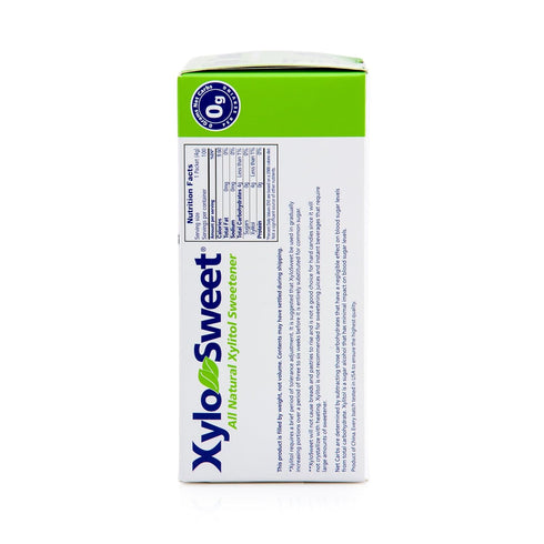 100 Packets (Pack 2) Xlear XyloSweet Plant Sourced Xylitol Sweetener - Pure Natural Sugar Substitute, Granules