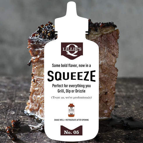 (15.4 oz, 2-pack) Lillie's Q - Hot Smoky BBQ Sauce, Gluten-Free, Non-GMO, No Preservatives, Gourmet Spicy BBQ Flavor