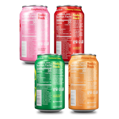 Setters Pack, 12 Oz, Pack 12, Packaging Poppi Sparkling Prebiotic Soda Beverage with Apple Cider Vinegar, Seltzer Water