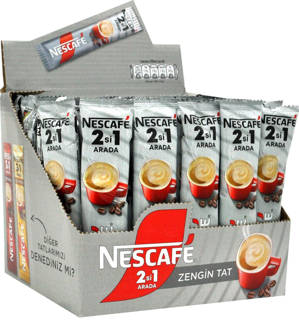 Nescafe 2 in 1 Unsweetened, Coffee + Coffee creamer, No Added Sugar
