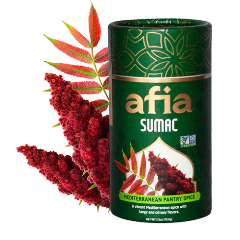Afia - Ground Sumac Spice | Sumac Powder Pantry Spice for Middle