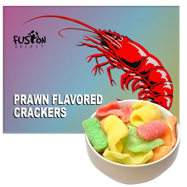 Fusion Select 1 Pk Uncooked Prawn Crackers - Multi-Colored Shrimp Chips for