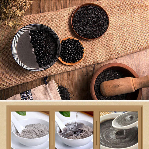 TEAERPKLAE 12.69 oz ground sesame seedsblack sesame seed paste Instant Drink Cereal black sesame