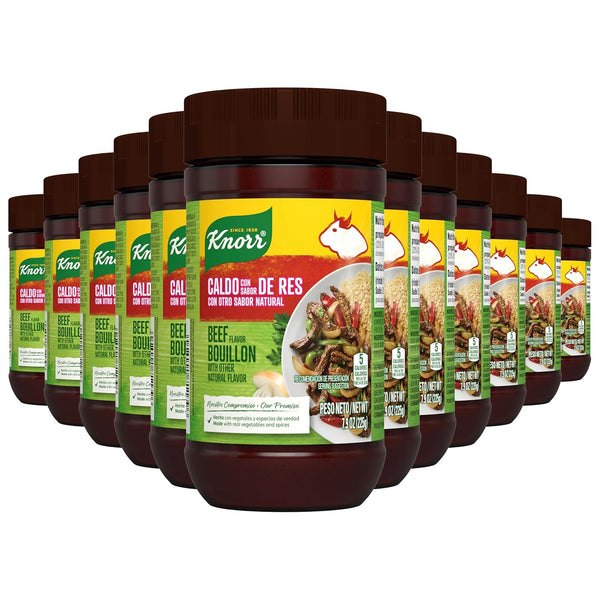 Knorr Beef Flavor Bouillon Granulated For Sauces, Soups and Stews Fat and