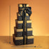 (8 Package, NUT CRAVINGS - Mothers Day Treats, Dried Fruit & Mixed Nuts Gift Basket, Black Tower + Ribbon Assortments)