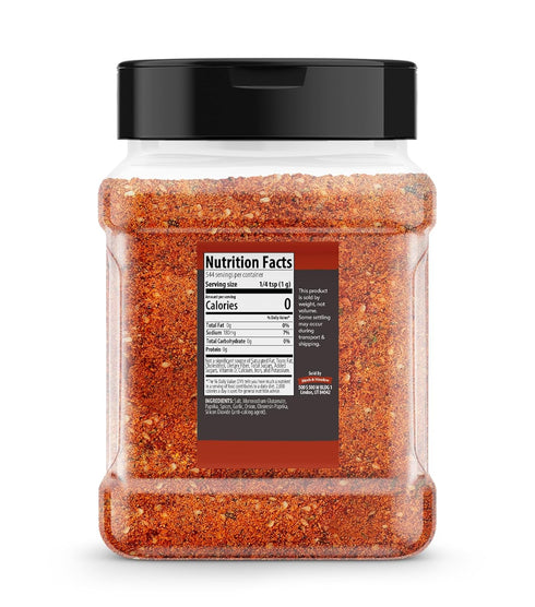 Birch & Meadow Red Fajita Seasoning, 1.2 lb, Savory & Peppery, Seasoning Blend, Flavorful