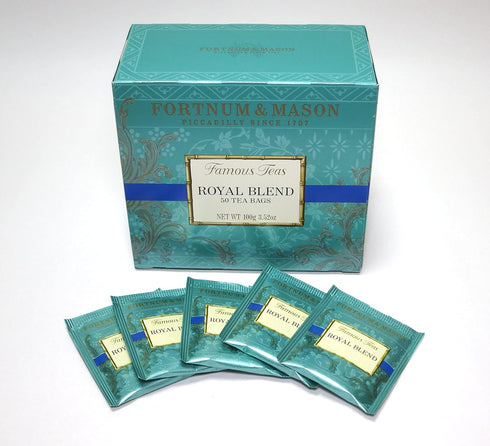 Fortnum & Mason Fortnum and Mason, Royal Blend 50 Count Tea Bags (1 Pack) Box