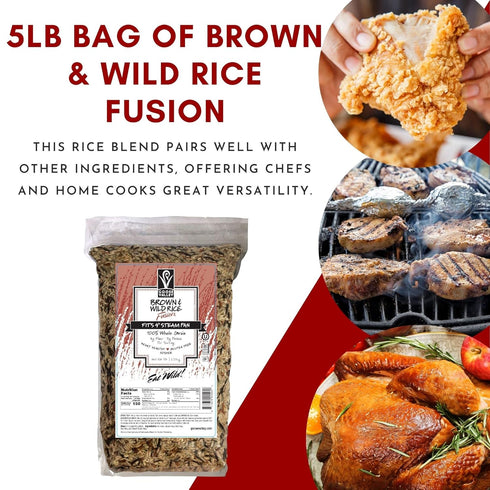 GOOSE VALLEY 5 lb, 2.27 (Pack 1) Brown & Wild Rice Fusion, kg