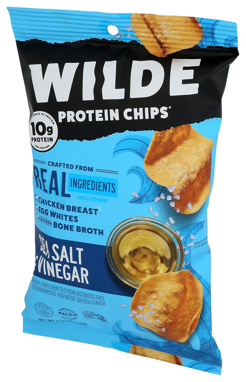 2.25 Oz Wilde Brands Sea Salt Vinegar Chicken Chips