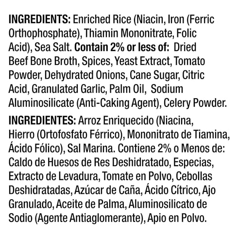8oz Pack 12) Vigo Authentic Birria Rice, Spiced & Savory, Beef Bone Broth, No Fat, (Birria