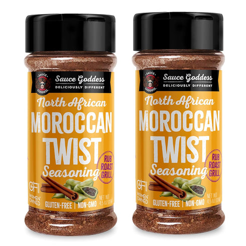 Sauce Goddess - Moroccan Twist Spice Shaker - Exotic Blend with Cardamom