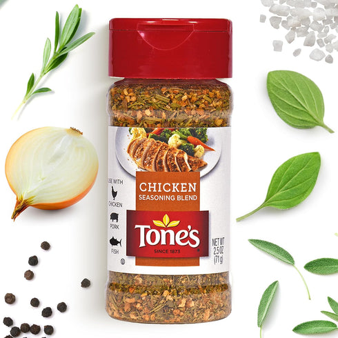Tone's Chicken Seasoning Blend, 2.50 oz