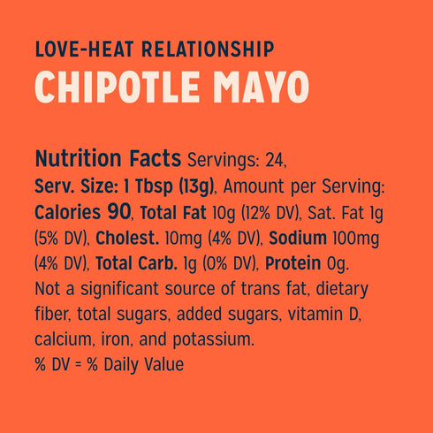12 oz Sir Kensington's Mayonnaise Chipotle Mayo Gluten Free Non- GMO Project Verified Shelf-Stable