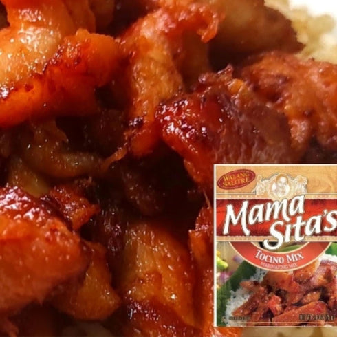 Mama Sita's 2.6oz, 6 Pack Tocino Marinating Mix (Sweetened Cured Pork Mix)