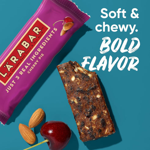 10.2 oz, 6 Larabar Cherry Pie Fruit and Nut Bars, Gluten Free and Vegan, Ct