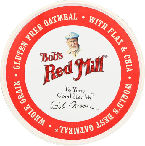 2.36 Pack 12 Bob's Red Mill Gluten-Free Apple Cinnamon Oatmeal, Ounce