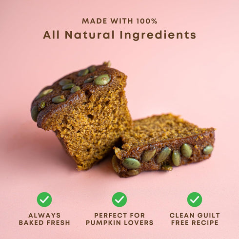 Sweetness Central 6 Pack Gourmet Pumpkin Bread Spice by , Baked Fresh for Each Order, Made with Pumpkin Seeds, The