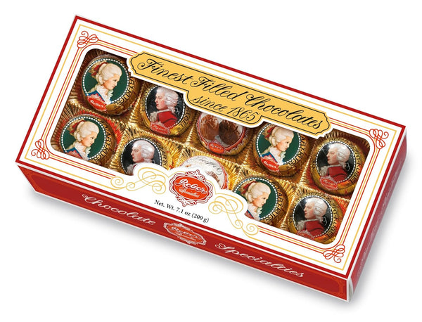 REBER Mozart, Constanze & Truffle Kugeln Assorted Chocolates - Gourmet Pistachio &