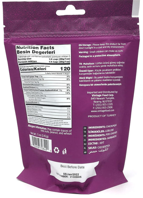 oncu 5oz (142gr) pack 3 Mr Nut Yellow Chickpeas