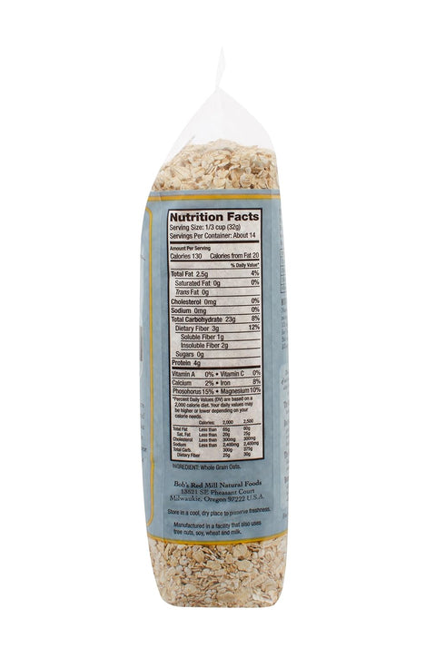 16 oz Bob's Red Mill Oats Rolled Instant