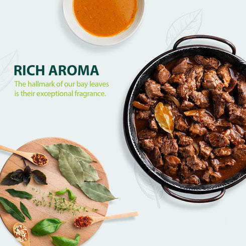 8 oz (227g), Packed Soeos Bay Leaves, Non-GMO Verified, Dried Bay Leaf, Freshly to Keep Fresh,Herbs for Cooking