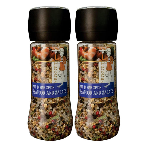 2-PACK: Seafood and Salad Seasoning Grinder 250g Non GMO