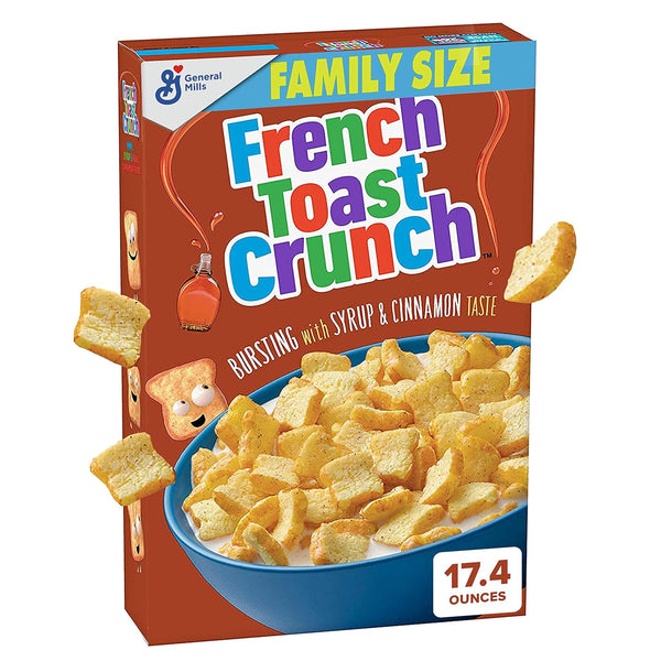 French Toast Crunch , Breakfast Cereal, 17.4 oz (Pack of 5)