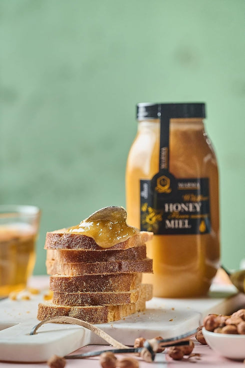 100% 1000g/35.2oz Pack 1 HONIGMA Marma Wildflower Honey | Authentic Raw Honey from Ukraine | Pure & Unpasteurized | |