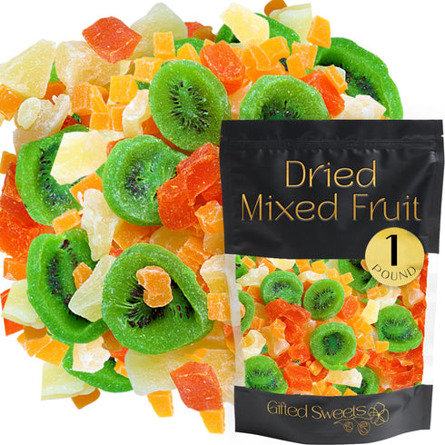 Tropical Fruit Trail Mix - 1 Pound - Dried Fruit Assortment -