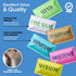 Pack, 300 Count (50 Packets Sweetener Variety Each) Sugar, Raw Turbinado, Saccharin, Stevia, Aspartame & Sucralose