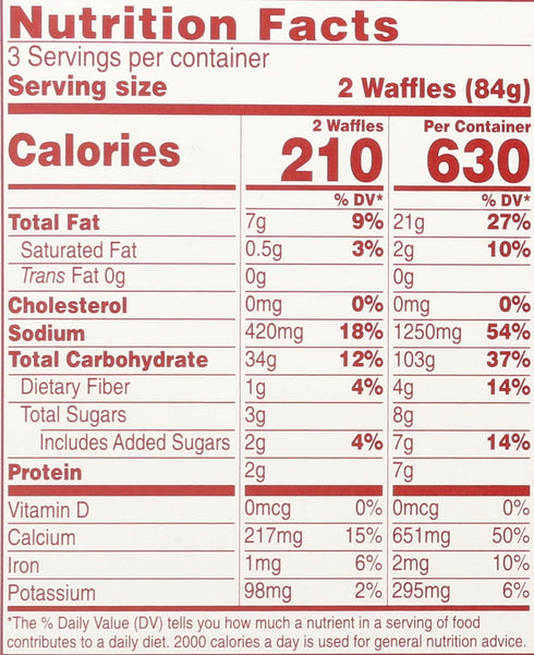 Vans Frozen 9 Oz Van's , Blueberry Waffle