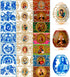 Decorative Easter Egg Wraps Russian Icons Religious Orthodox Dying Kit Dye -